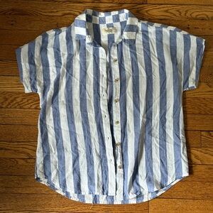 Marine Layer Striped Shirt - Size Small